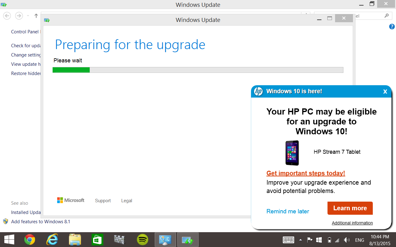 hp windows 8.1 upgrade download